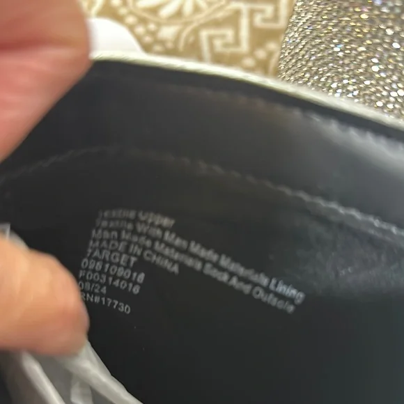 A New Day Silver Heeled Boots with Shimmering Rhinestones - Picture 15 of 16